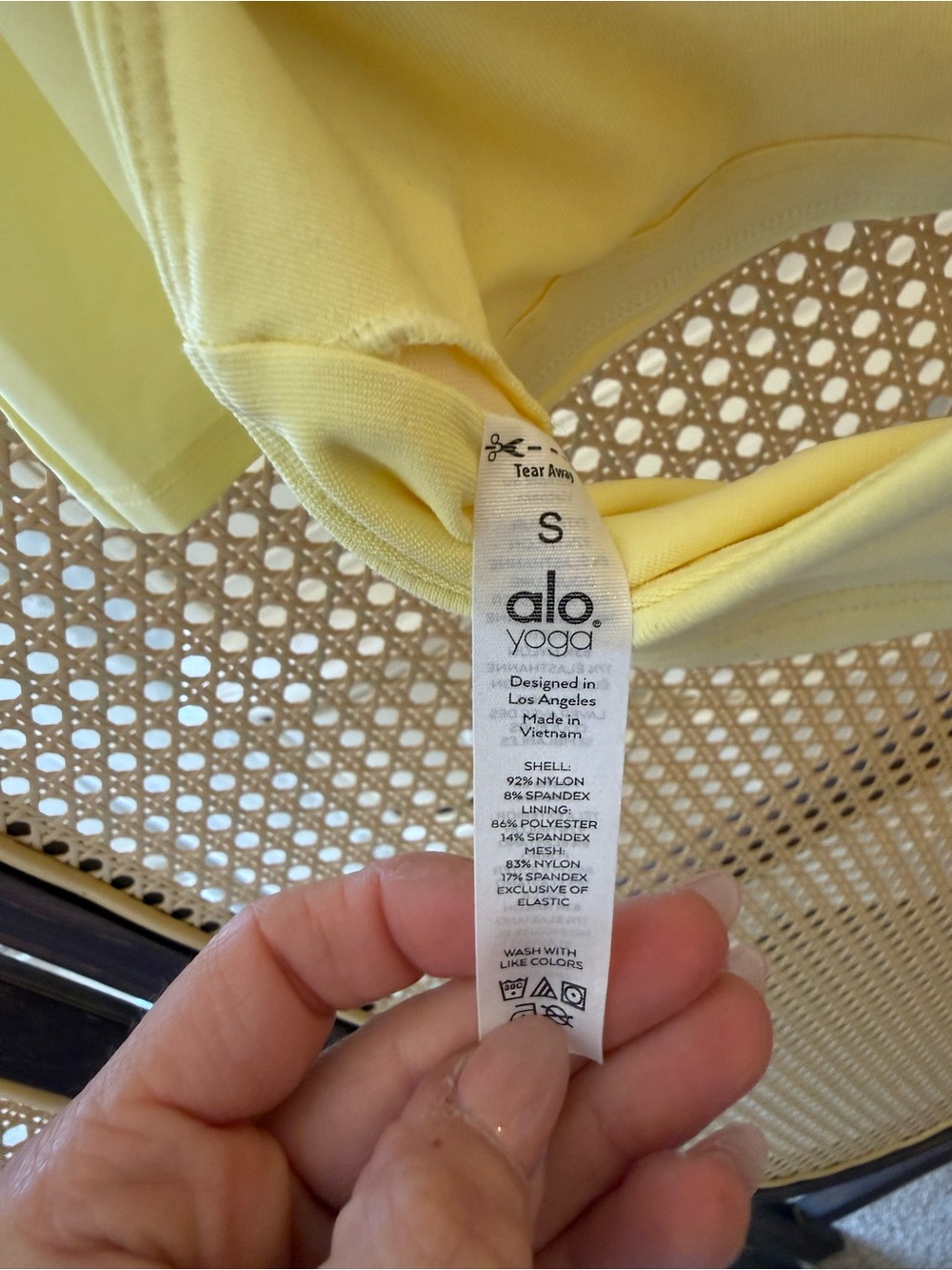 Alo NEVER WORN Yellow Two-Piece Tennis Set - Picture 7 of 8
